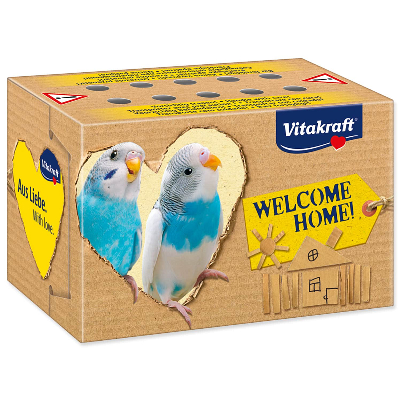 Krabice papírová VITAKRAFT na přenos ptáků 1 ks