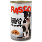 Konzerva RASCO Dog drůbeží kousky ve šťávě 1240 g