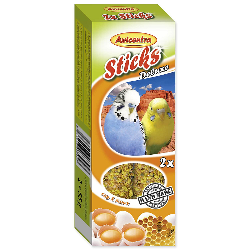 Tyčinky AVICENTRA s vejci s medem pro andulky - KARTON (10ks) 2 ks