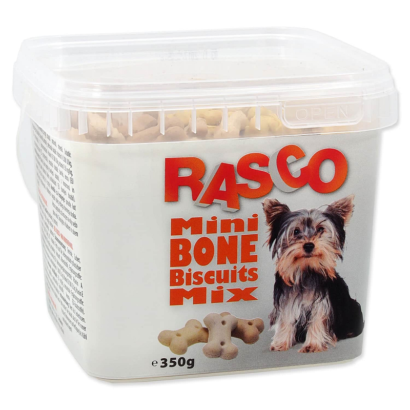 Sušenky RASCO Dog mikro kosti mix 350 g