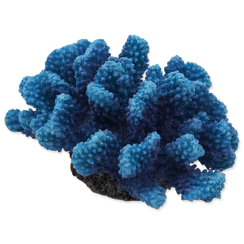 Dekorace AQUA EXCELLENT Mořský korál modrý 14,5 x 10,5 x 7,4 cm 1 ks