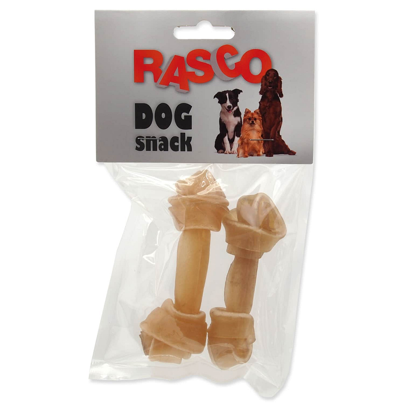 Uzle RASCO Dog buvolí 10 cm 2 ks