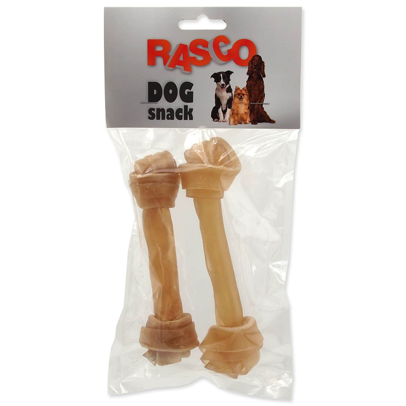 Uzle RASCO Dog buvolí 15 cm 2 ks