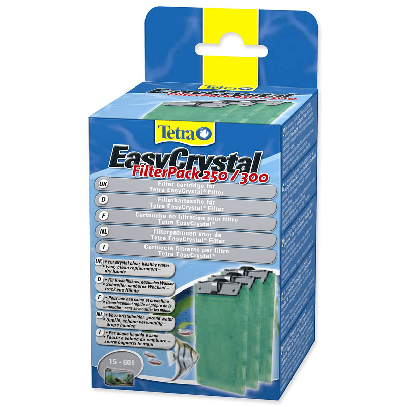 Náplň TETRA EasyCrystal Box 250 / 300 / Silhouette. 3 ks