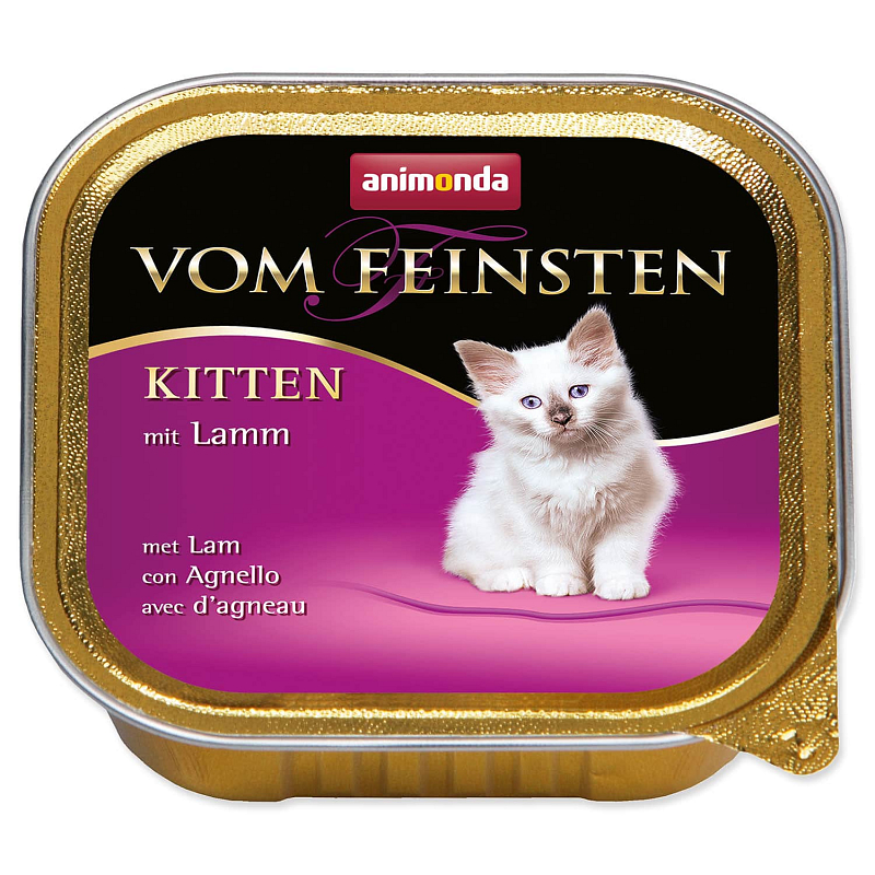 Paštika ANIMONDA Vom Feinsten Kitten jehněčí - KARTON (32ks) 100 g