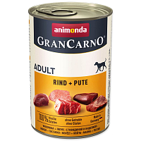 Konzerva ANIMONDA Gran Carno Adult hovězí + krůta 400 g