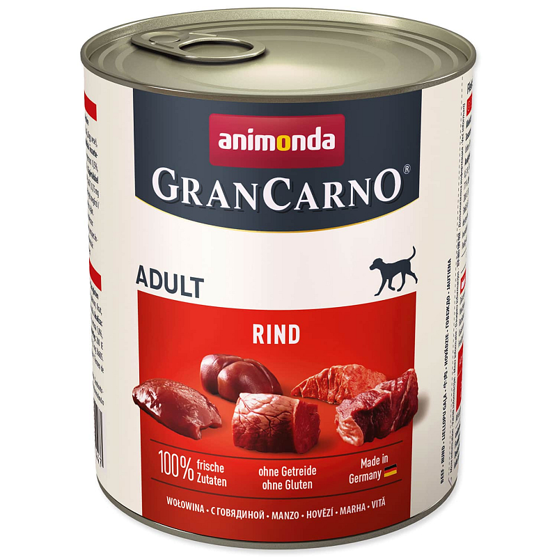 Konzerva ANIMONDA Gran Carno hovězí - KARTON (6ks) 800 g