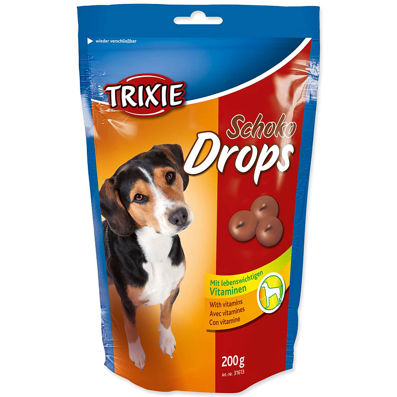 Dropsy TRIXIE Dog čokoládové 200 g