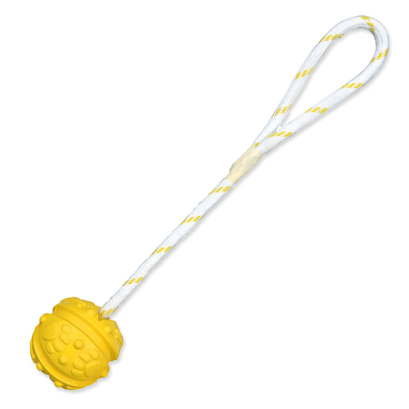 Hračka TRIXIE míček gumový na provaze 7 cm 1 ks