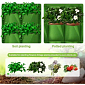 Vertical Grow Bag 9 textilní květináče na zeď zelená