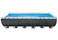 Bazén INTEX Rectangular Ultra Frame XTR 7,32 x 3,66 x 1,32cm set + písková filtrace + solinátor 26368