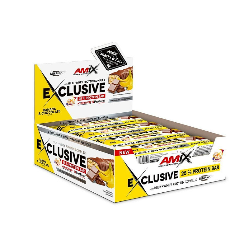 Amix Exclusive Protein Bar Příchuť: Mocca-Choco-Coffee, Balení(g): 12x85g