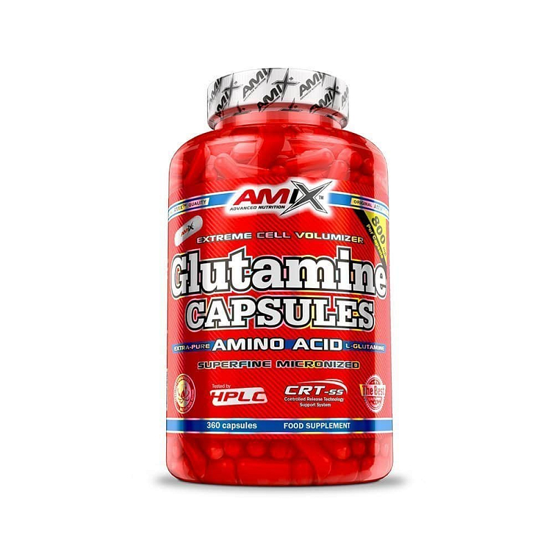 Amix L-Glutamine Capsules - VÝPRODEJ Balení: 120cps