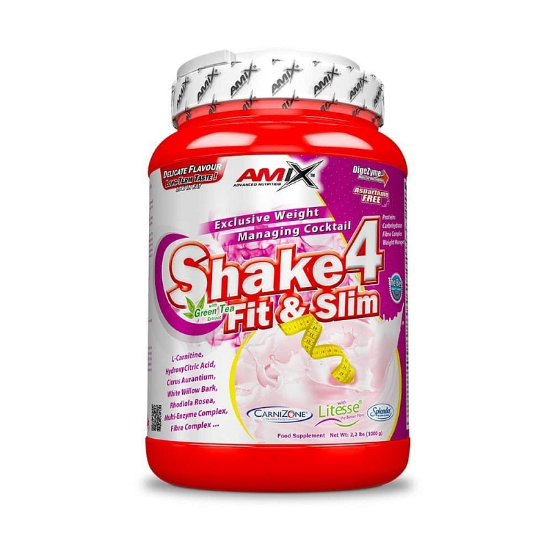 Amix Shake 4 Fit&Slim Příchuť: Vanilla, Balení(g): 1000g