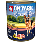 Konzerva ONTARIO Dog Beef, Potatos and Sunflower Oil 800 g