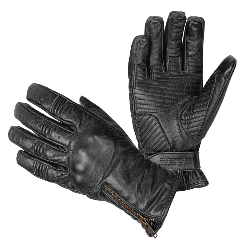 Moto rukavice W-TEC Inverner Barva tmavě hnědá, Velikost M