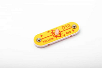 D10 (6SCD10) Červená/žlutá LED dioda
