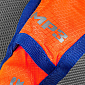 Spokey SPRINTER Sportovní, cyklistický a běžecký batoh 5 l, oranžovo/modrý, voděodolný