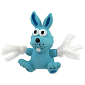 Hračka DOG FANTASY Latex Mini Králík modrý se zvukem 7 cm 1 ks