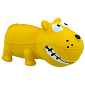 Hračka DOG FANTASY Latex Mini Pes žlutý se zvukem 9 cm 1 ks