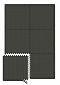 Pěnová podložka Puzzle 60x60x1,2 cm sada 6ks SPRINGOS FM0005 černá