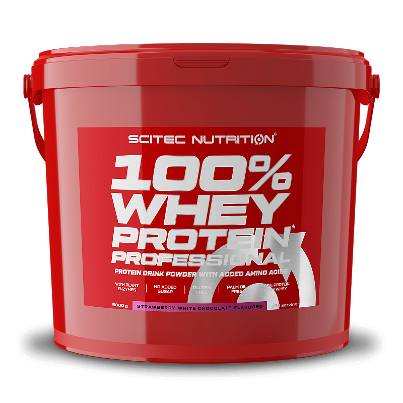Scitec Nutrition 100% WP Professional 5000 g strawberry white chocolate