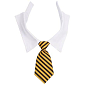 Gentledog kravata pro psy žlutá