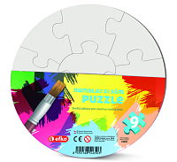 Namaluj si sám Kruh - kreativní puzzle bez potisku