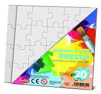 Namaluj si sám 2 Čtverce - kreativní puzzle bez potisku