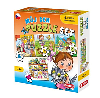 Puzzle set Můj den - vzdělávací dětské puzzle