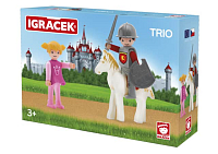 Igráček Trio Princezna, Rytíř a bílý kůň