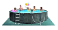 Bazén Florida Premium Greywood PRISM 4,57x1,22 m + KF 3,8 vč. přísl. - 26742NP