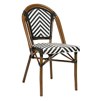Terasová židle TOBY Barva: černá
