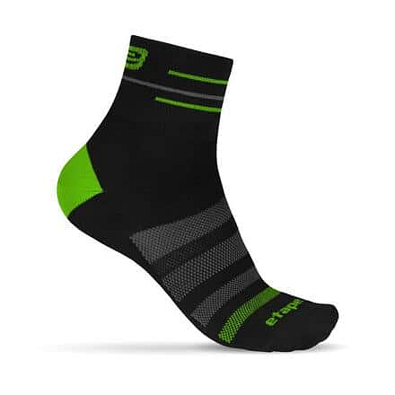 SOX sportovní ponožky černá-zelená Velikost (obuv): XL