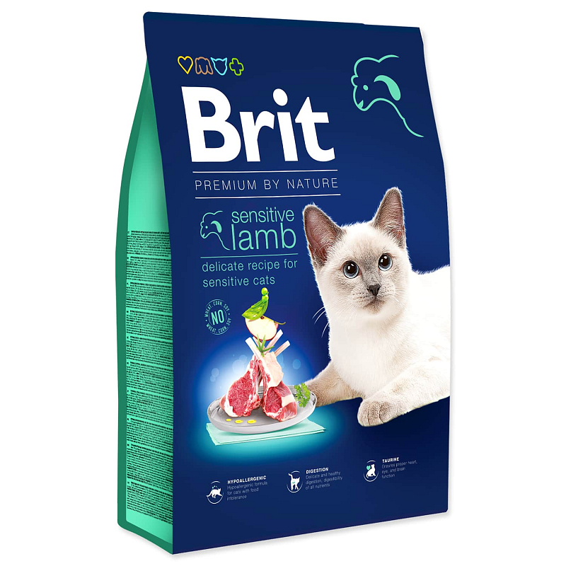 BRIT Premium by Nature Cat Sensitive Lamb 8 kg