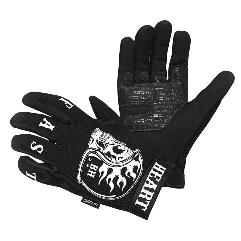 Moto rukavice W-TEC Black Heart Hell Rider Barva černá, Velikost 3XL