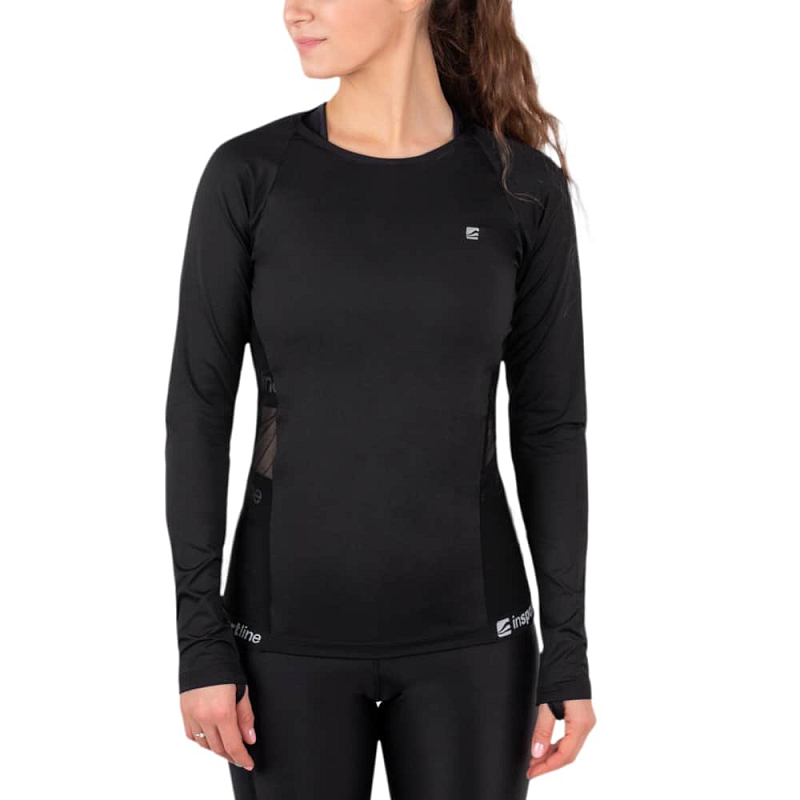 Dámské tričko inSPORTline T-Long Barva černá, Velikost XL