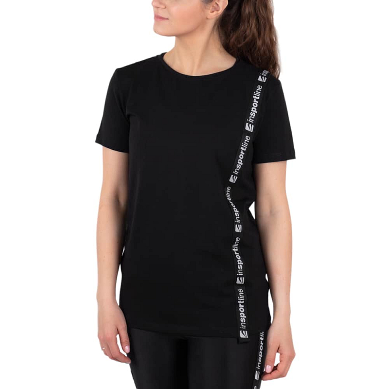 Dámské triko inSPORTline Sidestrap Woman Barva černá, Velikost S
