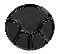 KELA Fondue talíř ANNELI černá 21,5 cm KL-67404