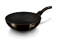 BERLINGERHAUS Pánev Wok s mramorovým povrchem 28 cm Shiny Black Collection BH-6610