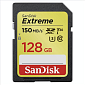 Paměťová karta Sandisk Extreme SDXC 150 MB/s, UHS-I, Class 10, U3, V30 128 GB