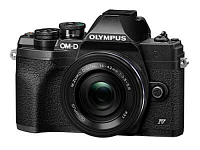 Digitální fotoaparát Olympus E-M10 Mark IV 14-42 EZ kit black/black – Cashback