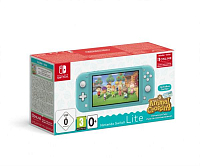 Nintendo Switch Lite Turquoise + ACNH + NSO 3month