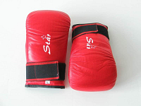 Box. rukavice pytlovky - červená