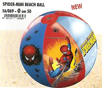Nafukovací plážový míč Mondo Spiderman 50CM - červená/modrá