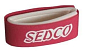 Pásek na lyže textilní SEDCO - červená