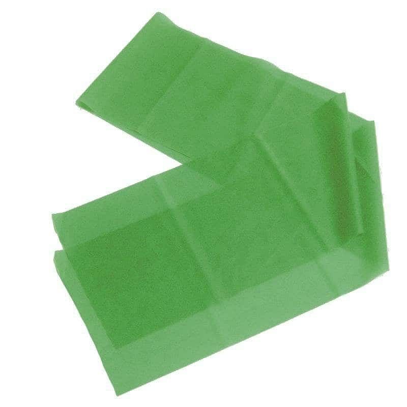 Latex aerobic guma 1200x150x0,35 mm RŮŽOVÁ - zelená