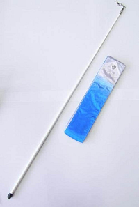 Gymnastická stuha OFFICIAL FANTASIA + tyčka - Světle modrá