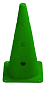 Kužely kopaná 38 cm RICHMORAL děrované - zelená