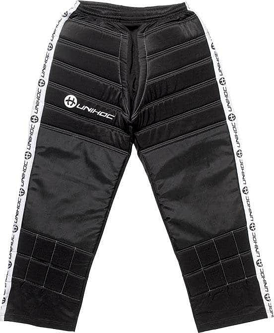 Florbalové brankářské kalhoty UNIHOC - černá